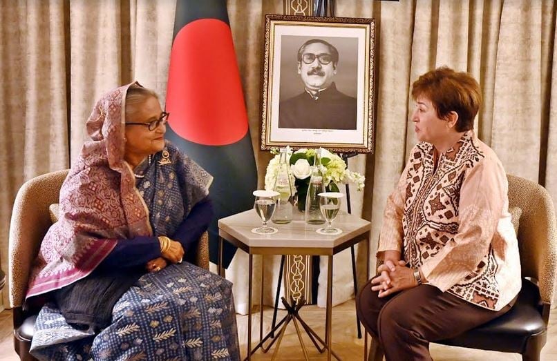 Sheikh Hasina’s leadership needed for prosperity: IMF Chief