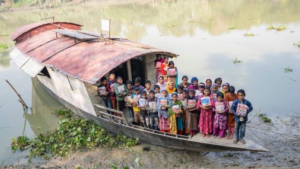 গ্লোবাল লাভ অফ লাইভস অ্যাওয়ার্ডস পেলেন নৌকা স্কুলের রেজওয়ান