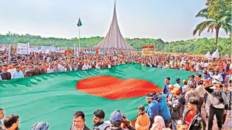 গণতন্ত্র পুনঃপ্রতিষ্ঠার দৃঢ় প্রত্যয় জনতার