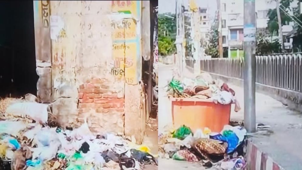 কুমিল্লা সিটিতে ঘোষিত সময়ে বর্জ্য অপসারণ হয়নি