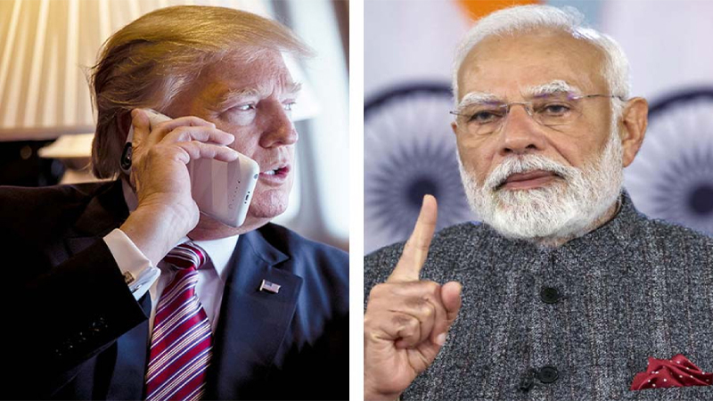 পাকিস্তান সেনাপ্রধানের সঙ্গে সাক্ষাতের আগে ট্রাম্প-মোদির ফোনালাপ