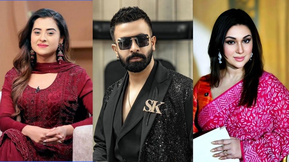 বাবা দিবসে শাকিব খান ও ছেলেদের নিয়ে অপু-বুবলীর পালটাপালটি পোস্ট
