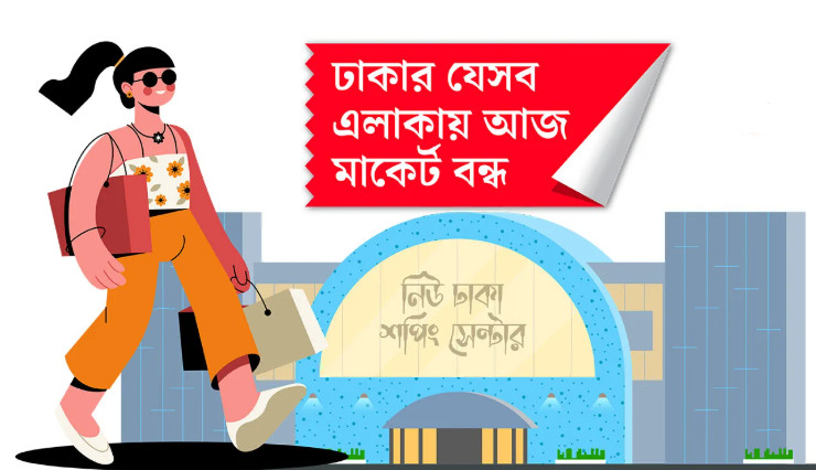 শুক্রবার রাজধানীর যেসব এলাকার মার্কেট বন্ধ