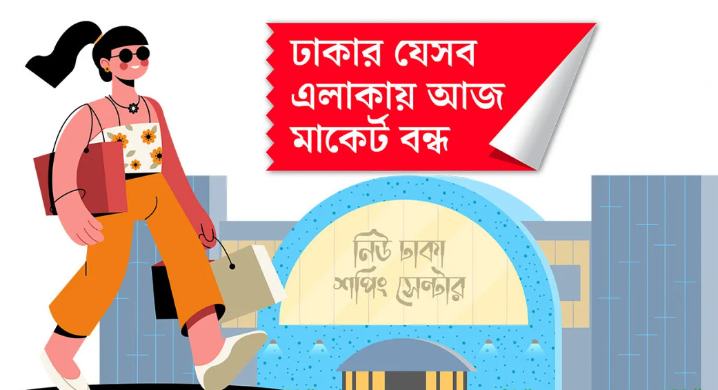 মঙ্গলবার রাজধানীর যেসব এলাকার মার্কেট বন্ধ