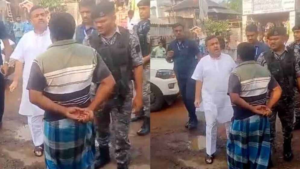 ‘জয় বাংলা’ স্লোগান শুনে রেগে গেলেন বিজেপি নেতা শুভেন্দু