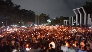 জুলাই শহীদদের স্মৃতি স্মরণে ছাত্রদলের মোমবাতি প্রজ্বলন