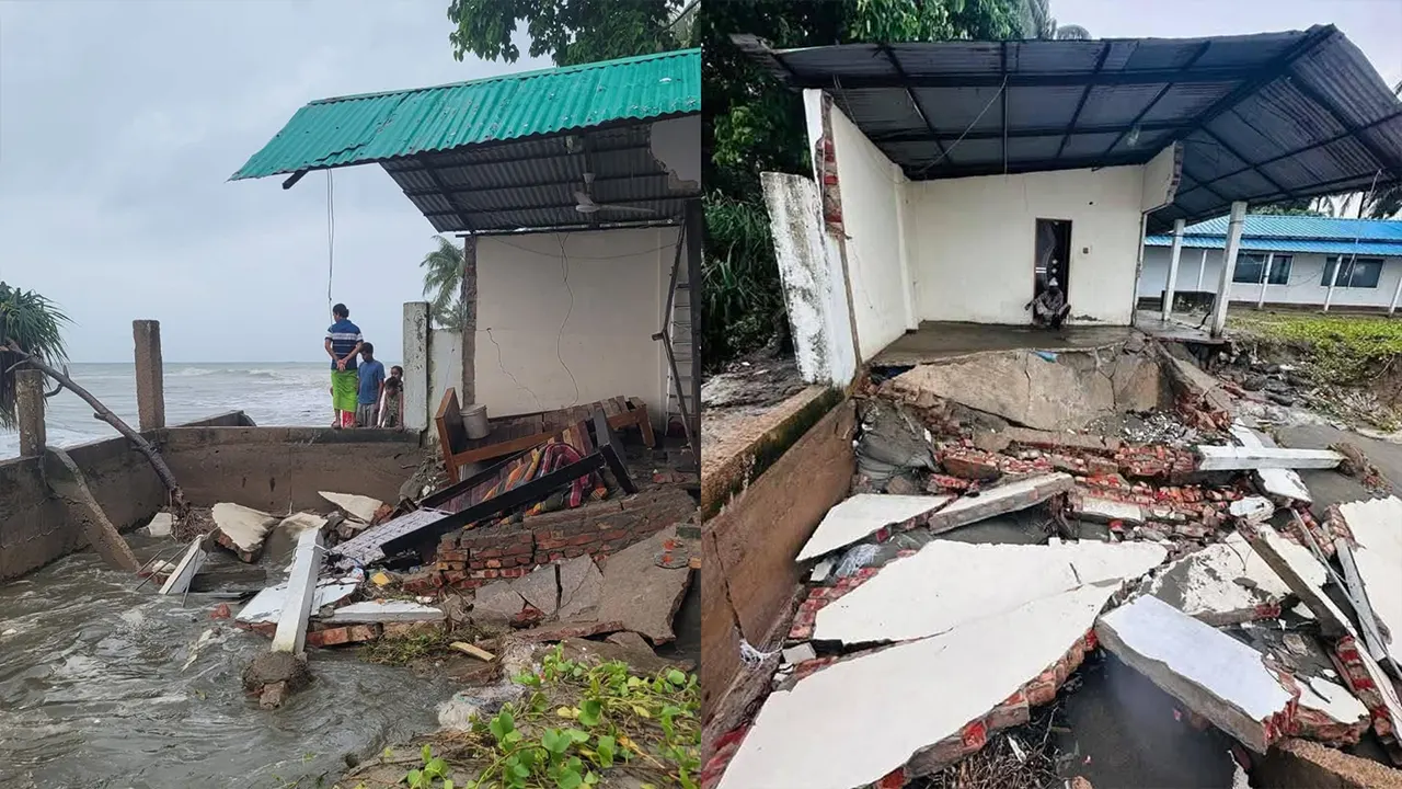 ঢেউয়ের আঘাতে বিপর্যস্ত সেন্টমার্টিন, তছনছ হয়ে গেছে ১১ হোটেল-রিসোর্ট