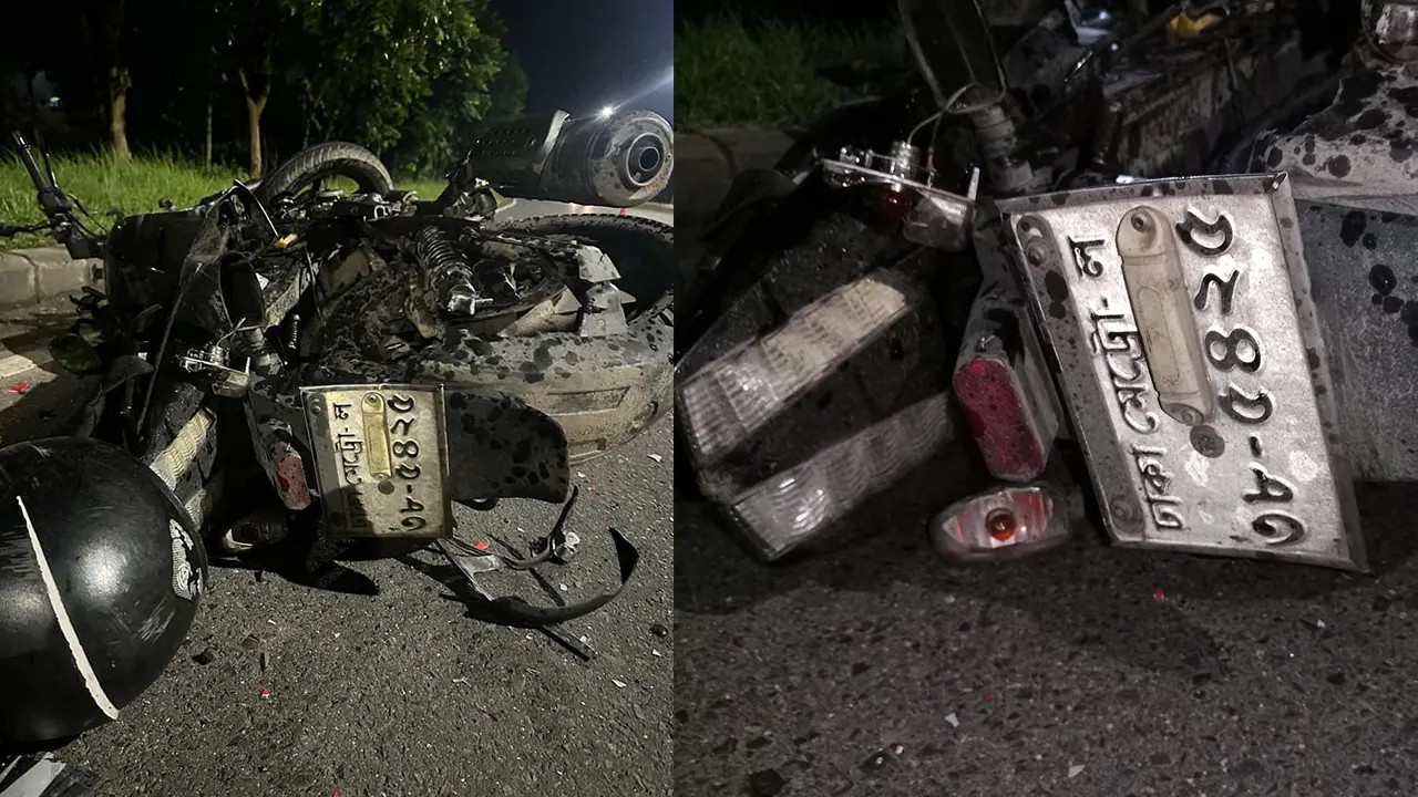 এক্সপ্রেসওয়ের ছুটে চলা – থেমে গেল দুই তরুণের জীবন