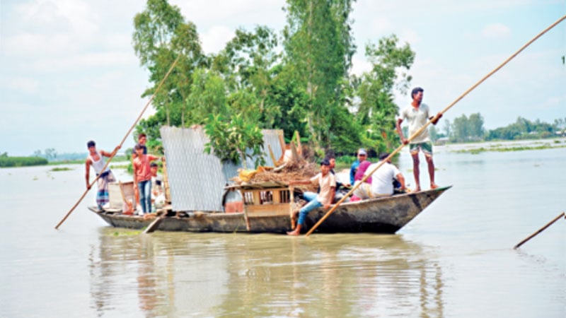 উজানে অতিবৃষ্টি, উত্তরাঞ্চলসহ বিভিন্ন জেলা প্লাবিত