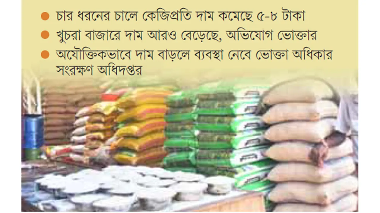 চট্টগ্রামে পাইকারি বাজারে কমেছে চালের দাম