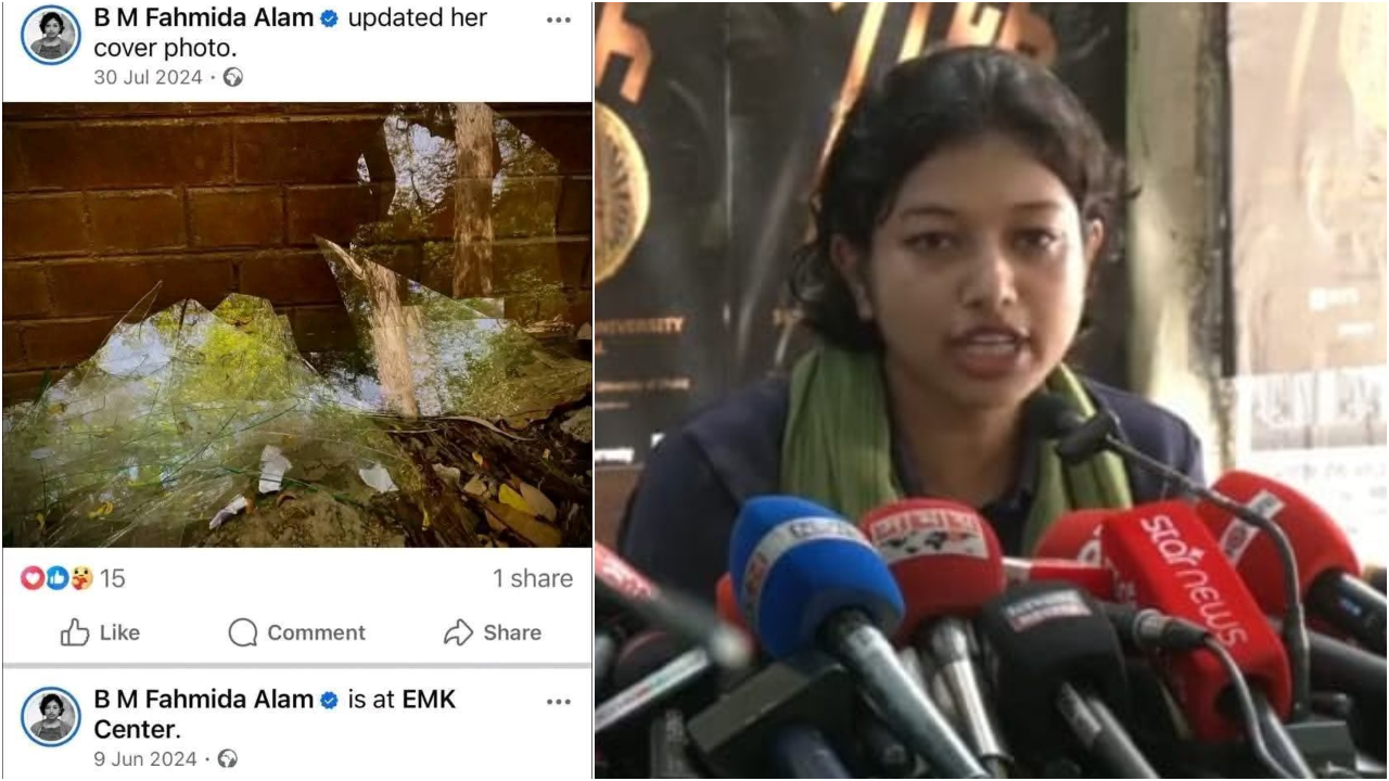 ৩০ জুলাইয়ের ভাঙা কাচের ছবি নিয়ে বামজোট প্রার্থীর ব্যাখ্যা
