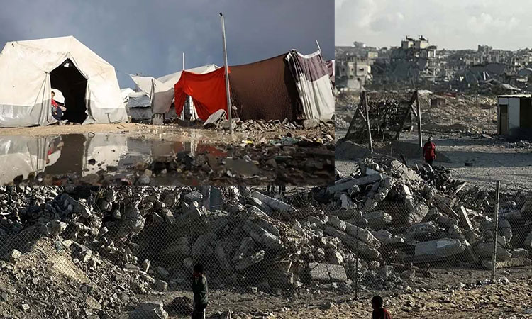 গাজায় প্রলয়ঙ্করী ঝড়ের আশঙ্কা : ৯ লাখ বাস্তুচ্যুত ফিলিস্তিনি!