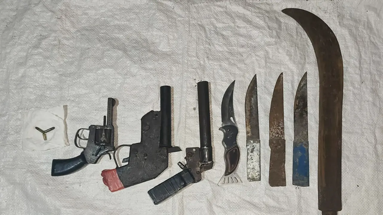 রাজমিস্ত্রির বাড়ি থেকে অস্ত্র-গুলি উদ্ধার