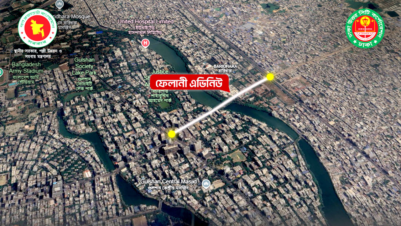 গুলশানের একটি সড়কের নতুন নাম ‘ফেলানী এভিনিউ’
