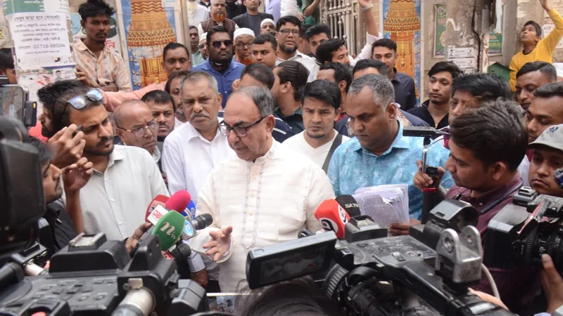 চা খাওয়ার দাওয়াত দিয়েছি, এটিও নাকি হুমকি: মির্জা আব্বাস