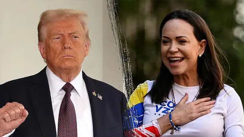 ট্রাম্পকে নোবেল পুরস্কারের মেডেল ‘উপহার’ দিলেন মাচাদো