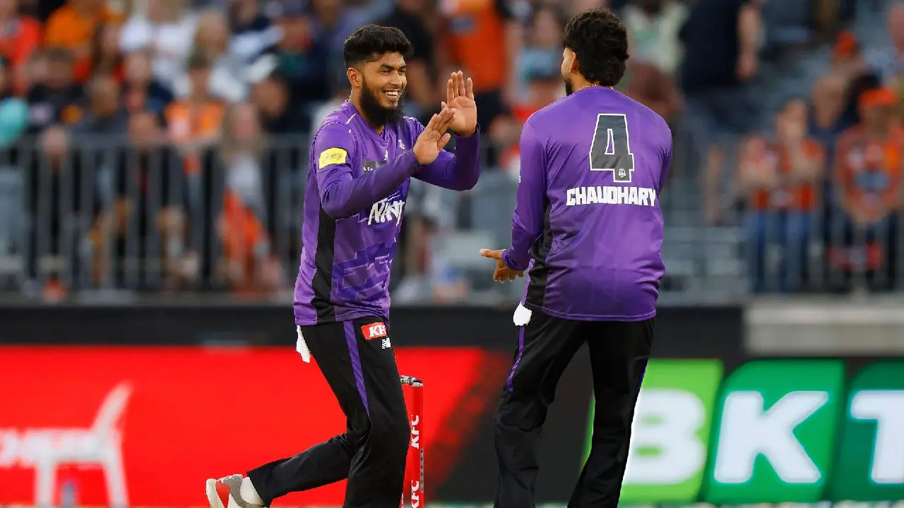 রিশাদের ঘূর্ণিতে থামল ব্রিসবেন, তবু শেষ বলের নাটকে হারল হোবার্ট