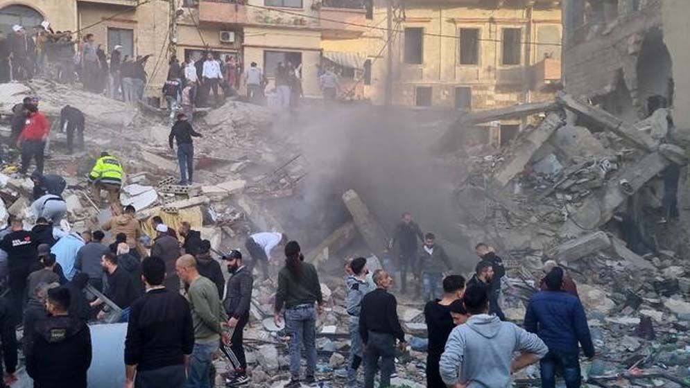 লেবাননে ভবন ধসে ১৪ জন নিহত