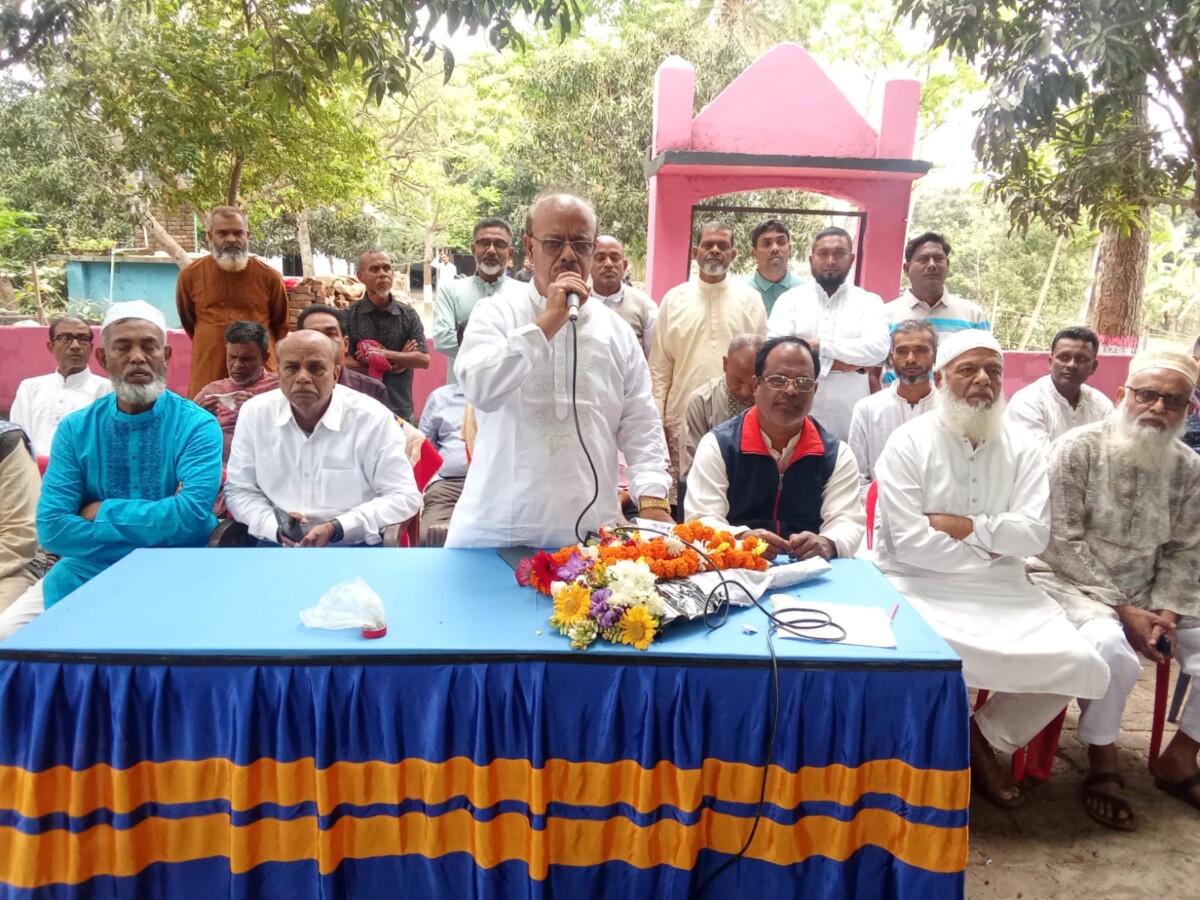 মানবিক সমাজ গড়তে শিক্ষার বিকল্প নেই ভিত্তিপ্রস্তর স্থাপন অনুষ্ঠানে এমপি রেজু