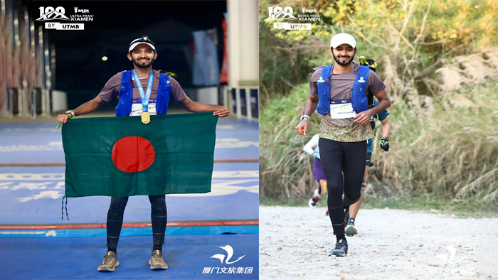 চীনে আল্ট্রা-ট্রেইল শিয়ামেনে অংশ নিলেন ইমামুর রহমান