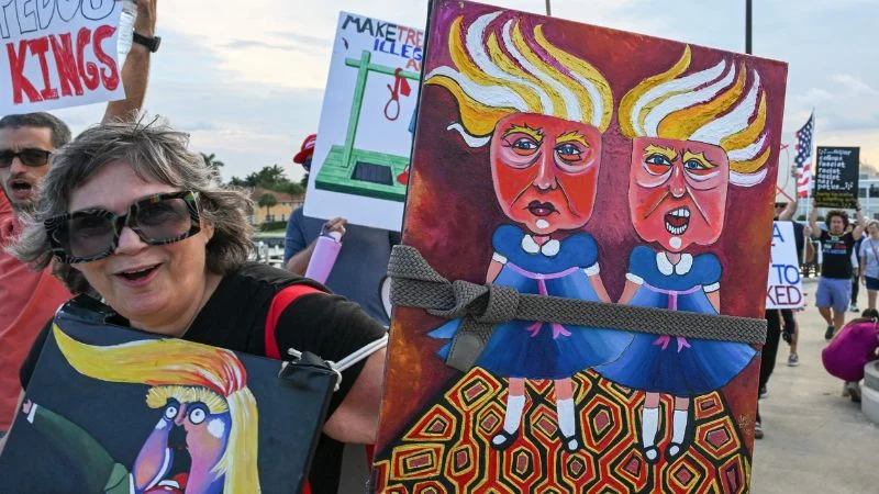 যুক্তরাষ্ট্রজুড়ে ট্রাম্পবিরোধী বিক্ষোভ, ইরান যুদ্ধ নিয়ে ক্ষোভ