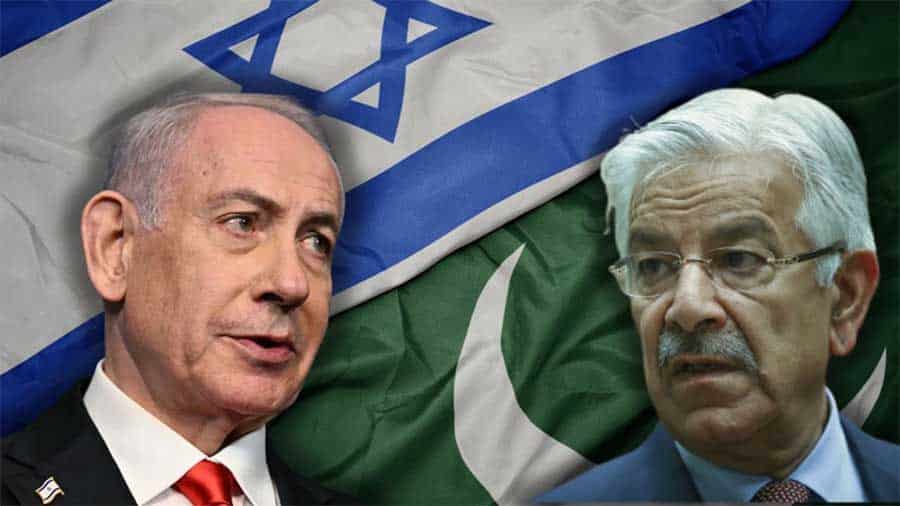 নেতানিয়াহুর ভয়ে পোস্ট ডিলিট করলেন পাকিস্তানের প্রতিরক্ষামন্ত্রী!