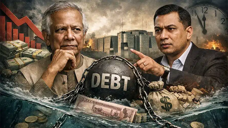 আকণ্ঠ ঋণে নিমজ্জিত অর্থনীতি: অন্তর্বর্তীকাল থেকে নতুন সরকার- ৪৩ দিনে আরও ৪১ হাজার কোটি টাকা ঋণ