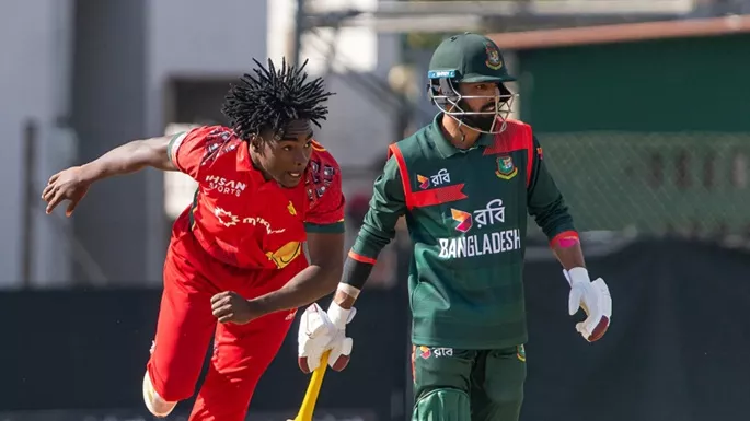 নাহিদের রেকর্ড ম্লান, হারারেতে বেহাল ব্যাটিংয়ে হারল বাংলাদেশ