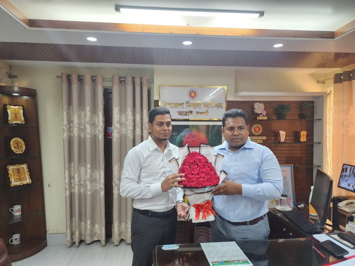 ভূমি সেবাকে জনগণের দোরগোড়ায় পৌঁছে দিতে চান আত্রাইয়ের নতুন এসিল্যান্ড