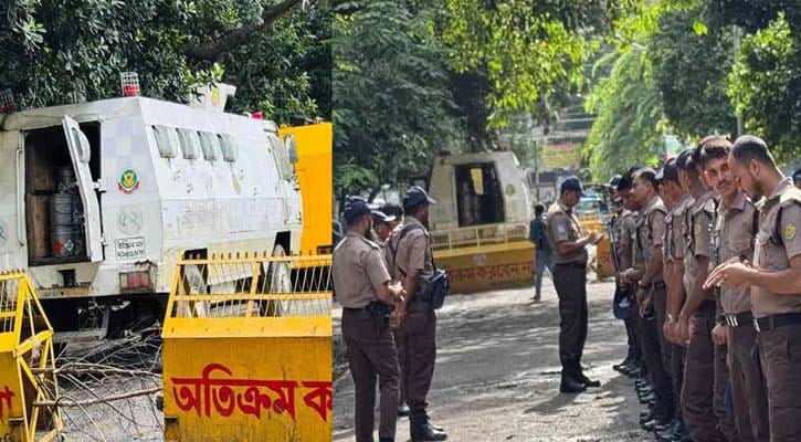 ধানমন্ডি ৩২ নম্বরে কঠোর নিরাপত্তা, যুবলীগ কর্মীসহ আটক ৪