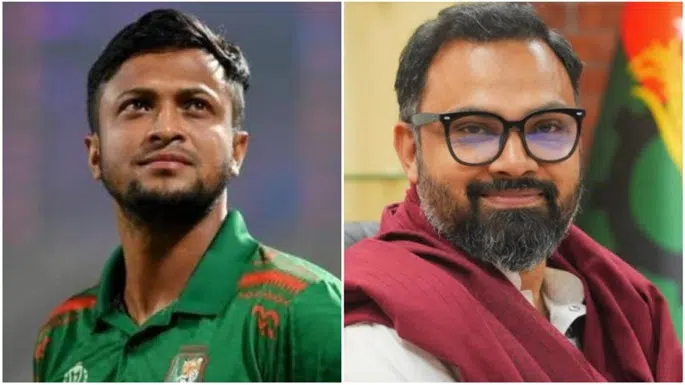 রাজনৈতিক অবস্থানের কারণে সাকিবের দেশে ফেরার আর সুযোগ নেই: আমিনুল