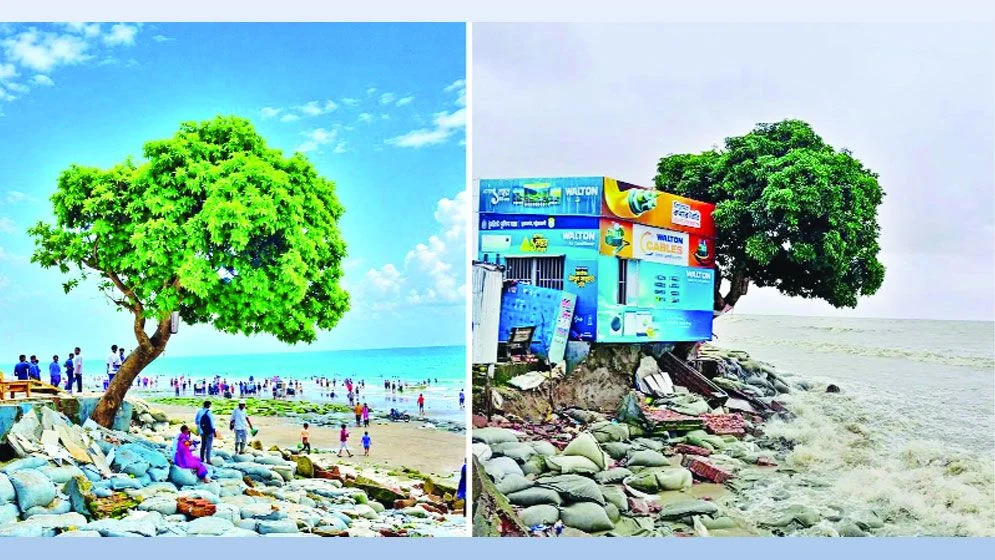 সাগরে বিলীন কুয়াকাটার সেই ট্যুরিস্ট পুলিশ বক্স