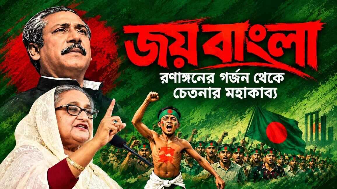 জয় বাংলা—রণাঙ্গনের গর্জন থেকে চেতনার মহাকাব্য